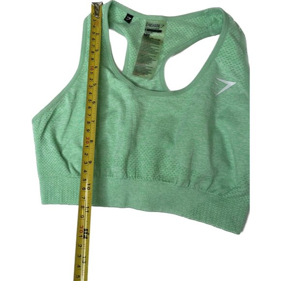 Gymshark Sports Bra Seamless Green Size Small Set of 2 Workout Fitness - Picture 5 of 9